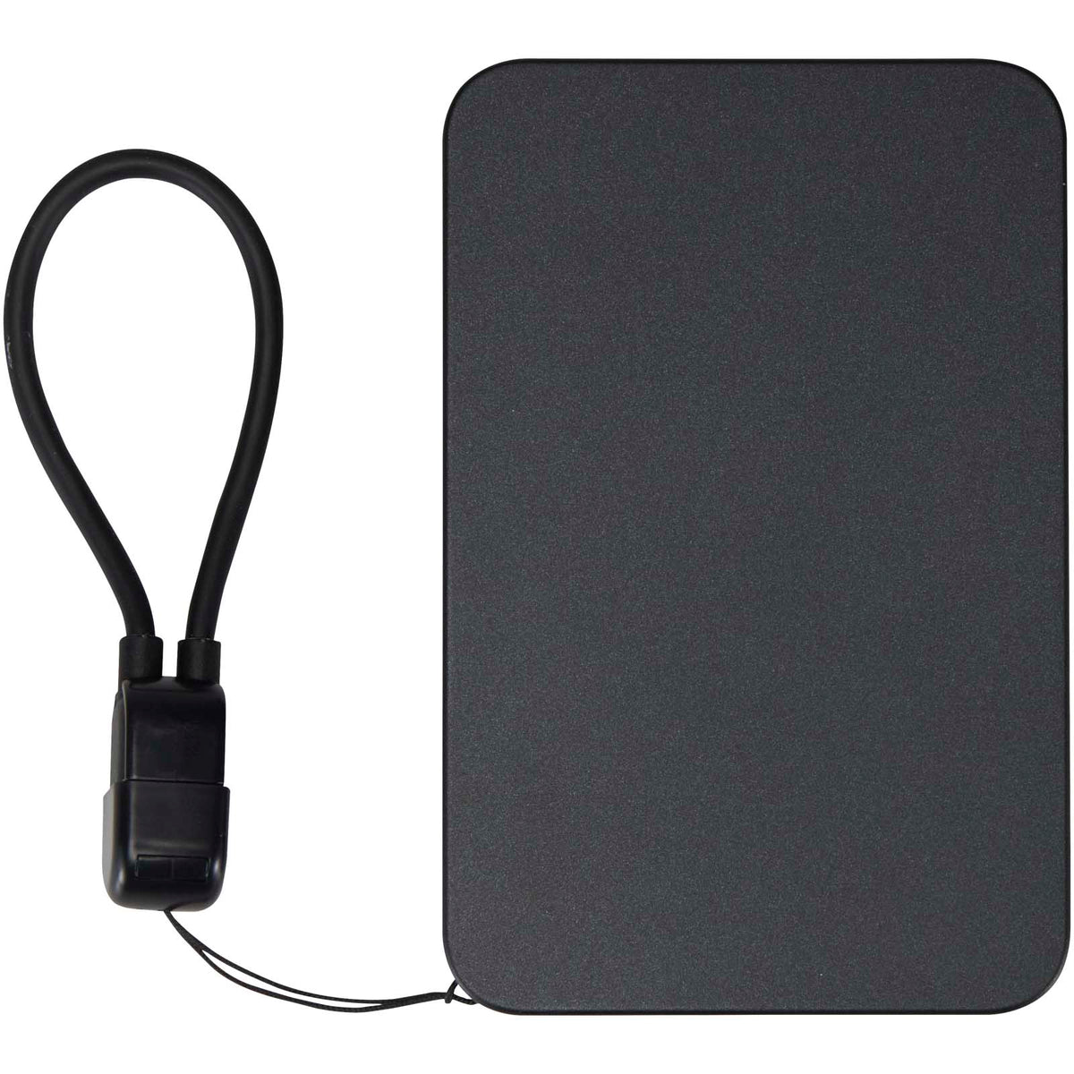 SMART 5000 mAh magnetisk powerbank av återvunnen plast med nyckelband