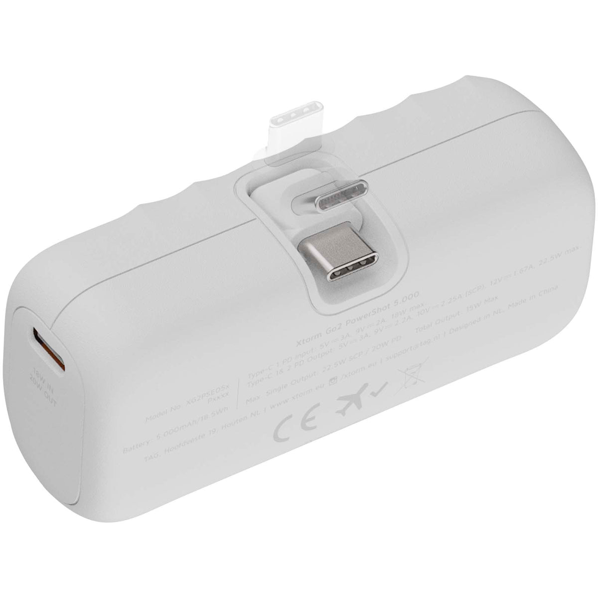 Xtorm Go2 powerbank på 20 W, 5 000 mAh