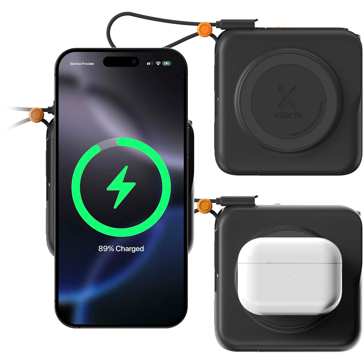 Xtorm TravelPro 30 W 3-i-1-reseladdare på 10 000 mAh