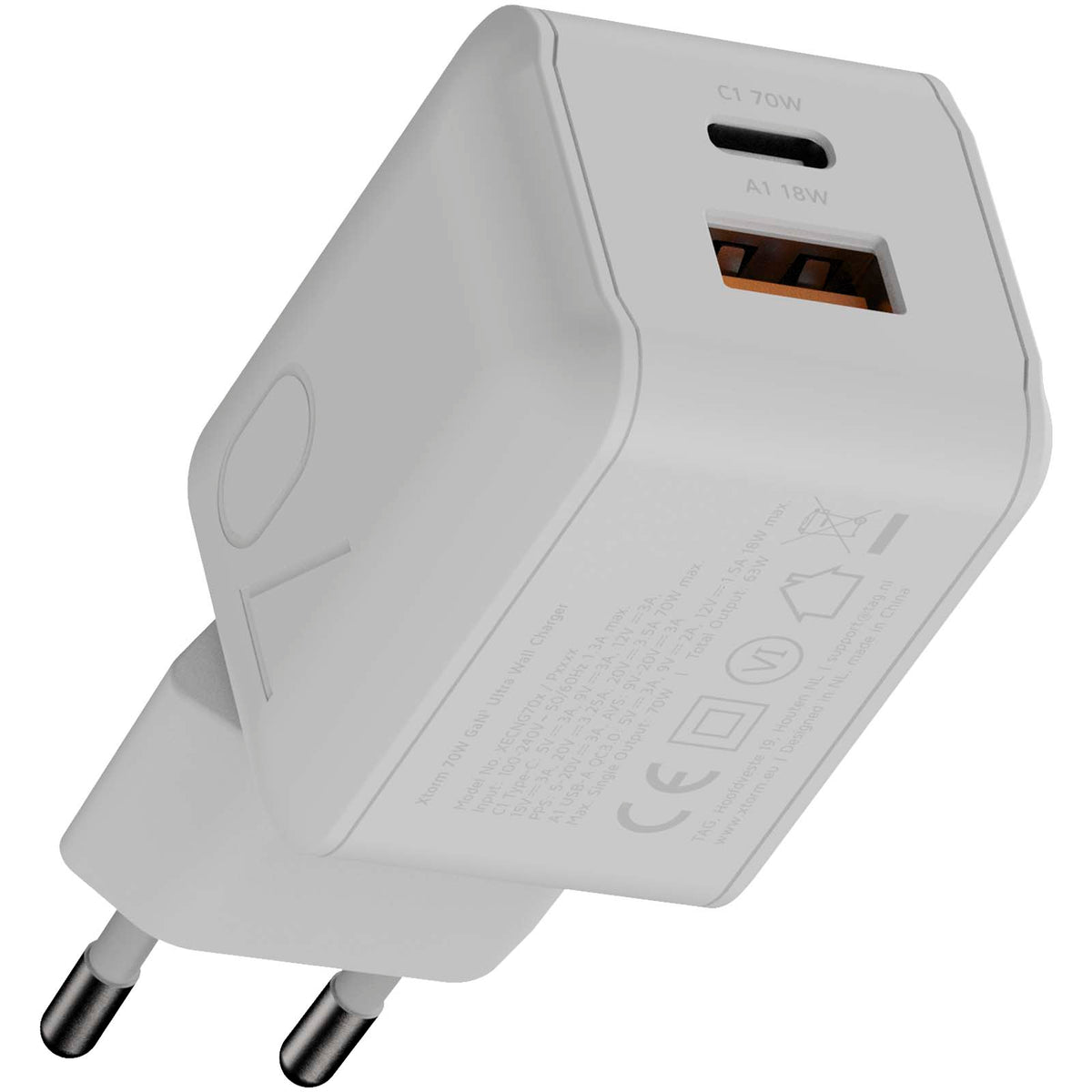 Xtorm 70W NextGen väggladdare