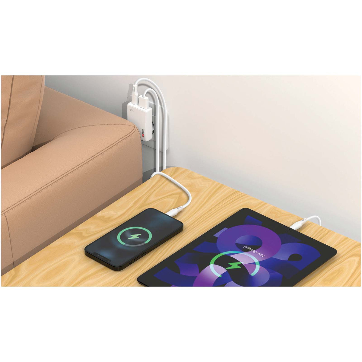 SKROSS® Slim 30W väggladdare för Europa