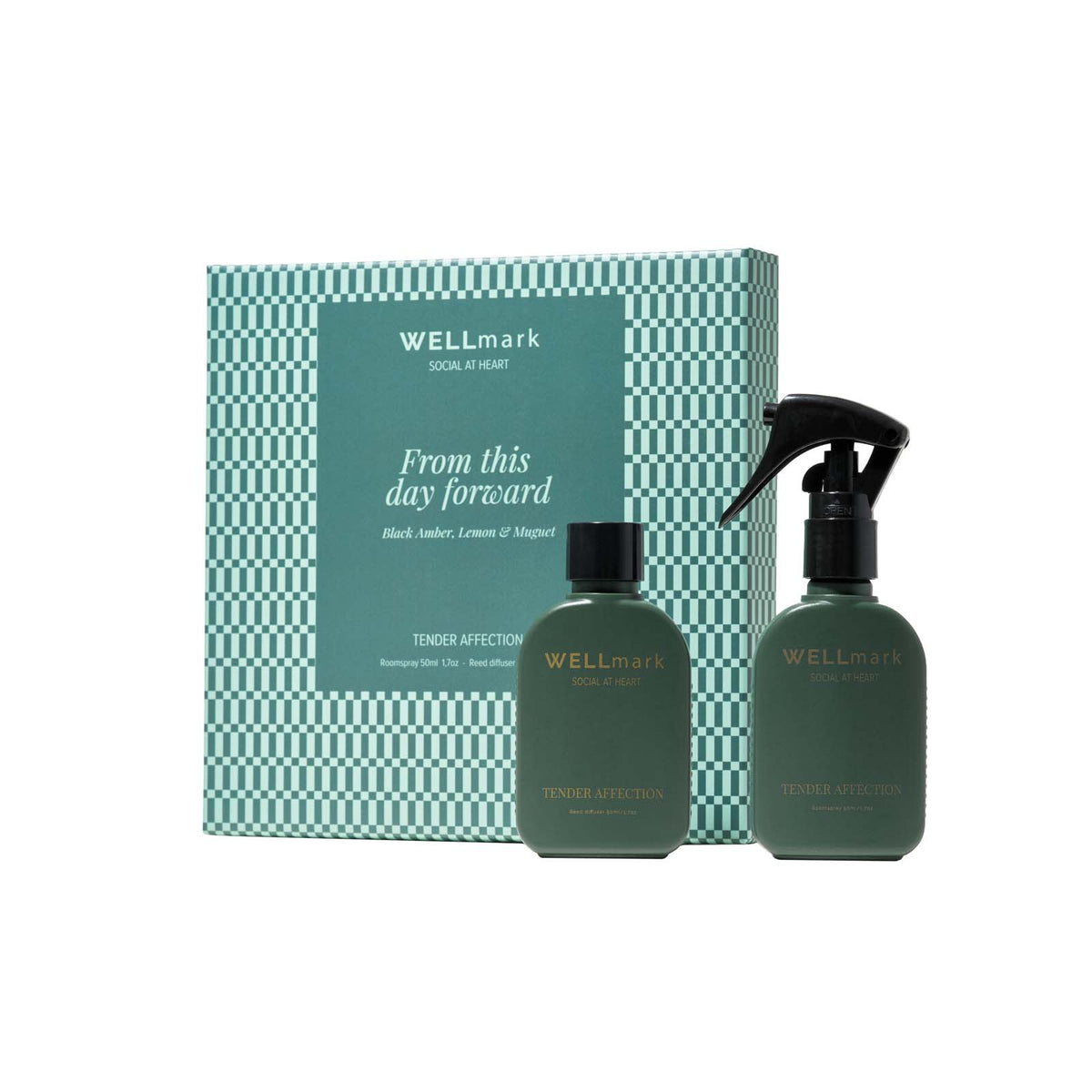Wellmark Tender Affection 50 ml rumsspray och 50 ml doftspridare