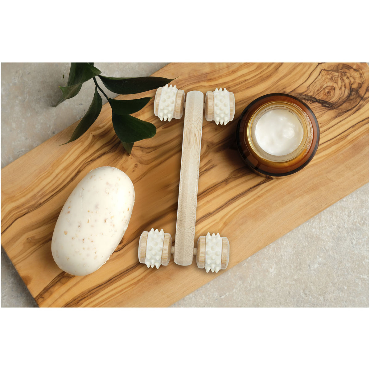 Volu massageapparat av bambu