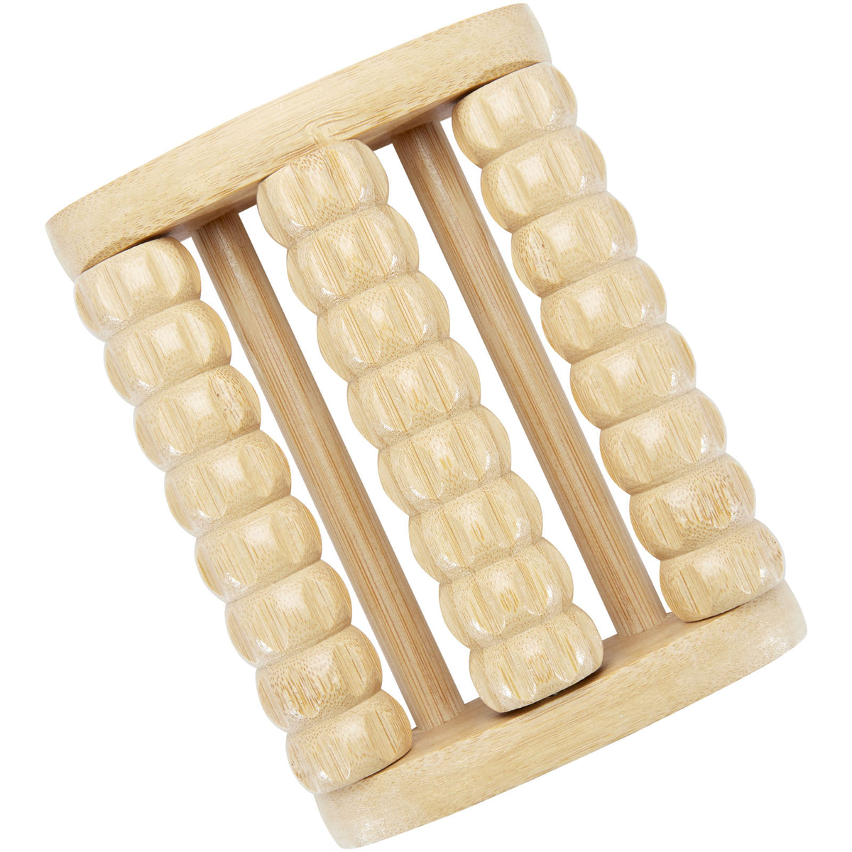 Venis fotmassageapparat av bambu