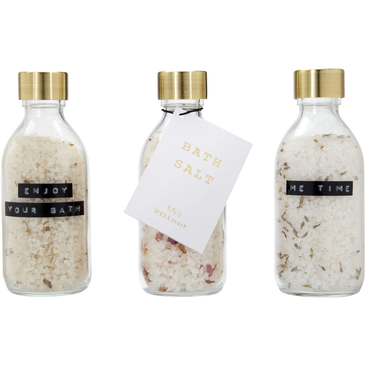 Wellmark Just Relax 3-delad presentförpackning med badsalt, 200 ml