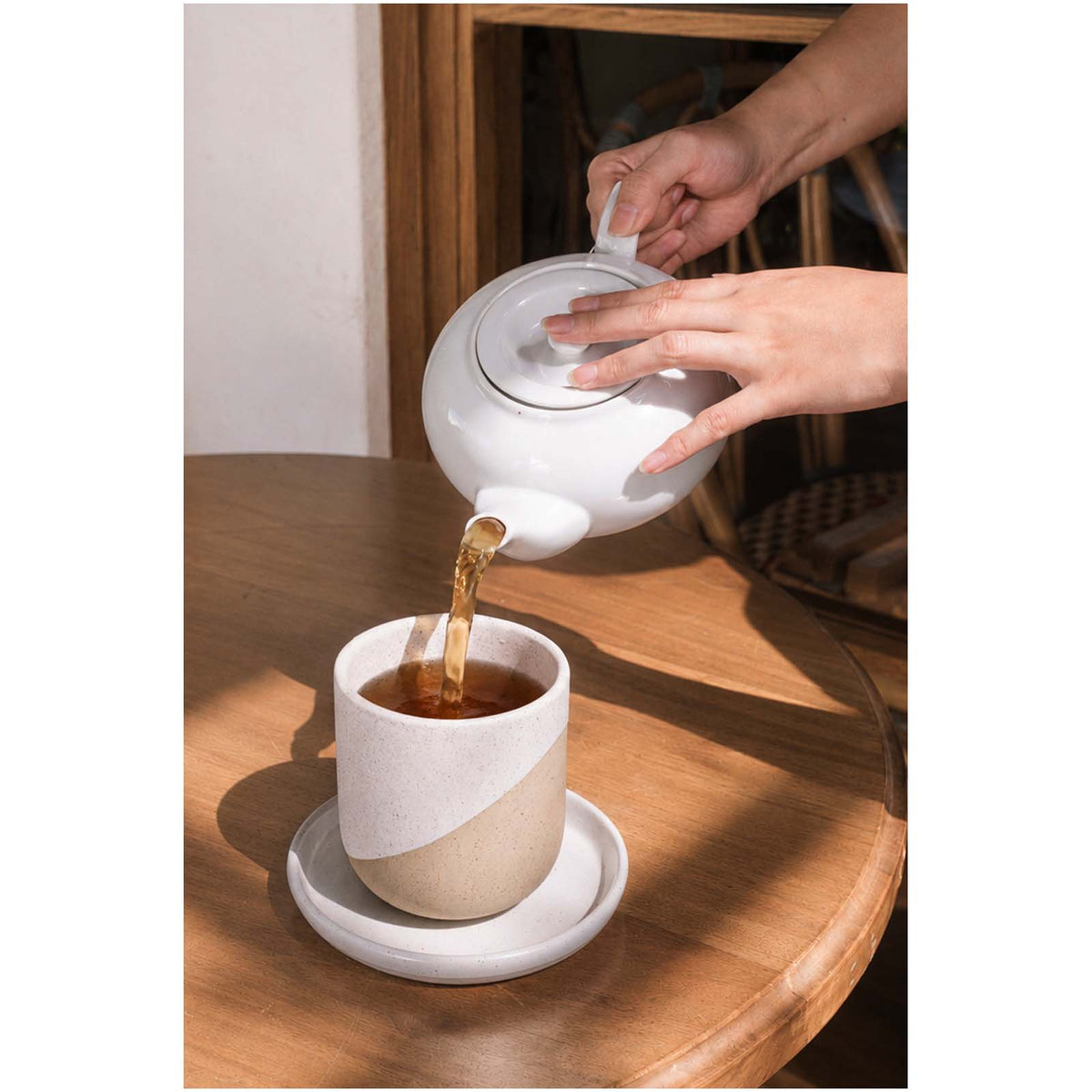 Originalhome Reclay 350 ml set med muggar för te och matcha