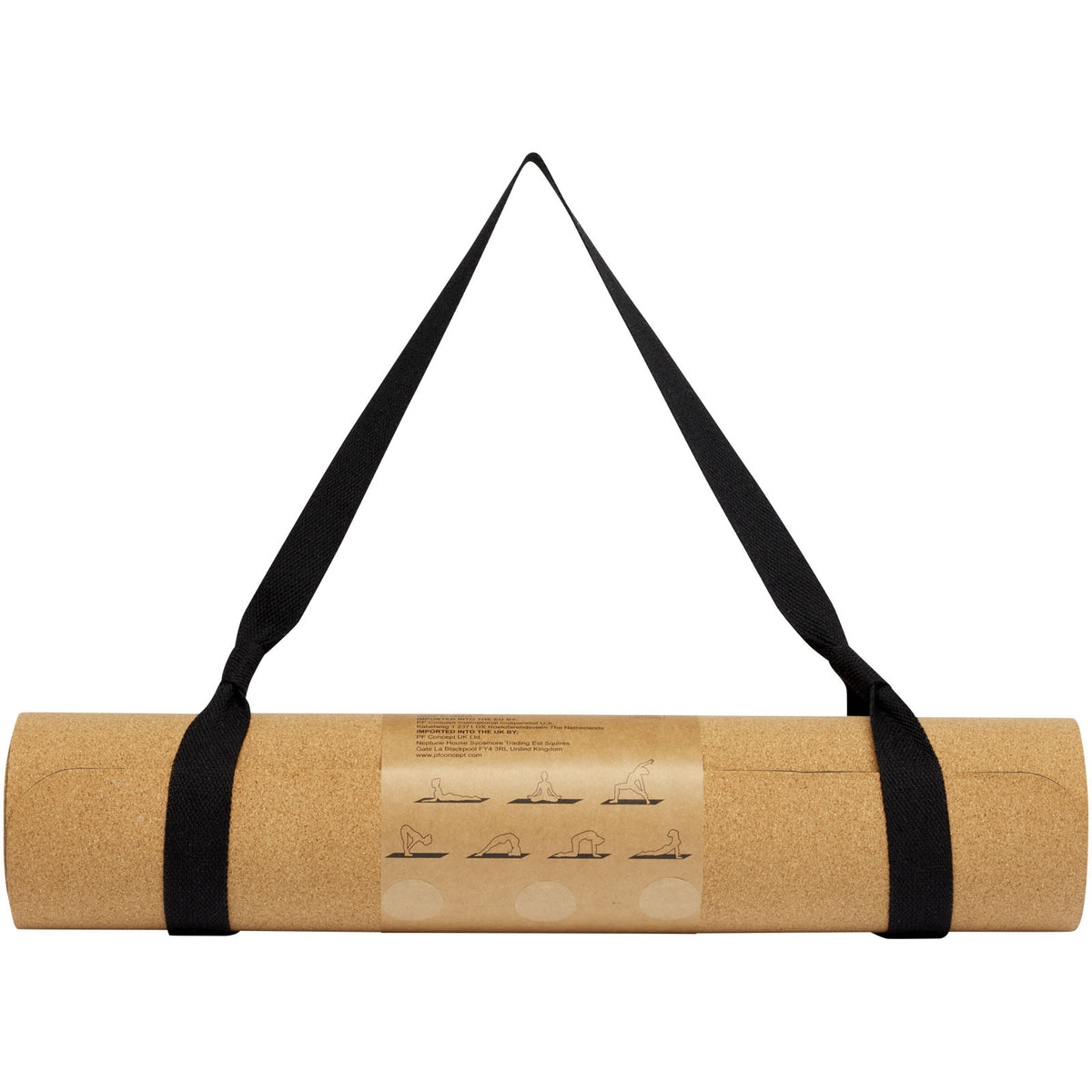 Trikona yogamatta av kork