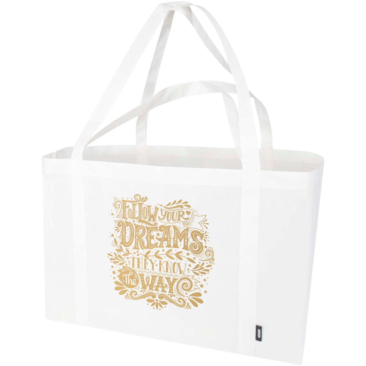 Jumbo tygväska i Non Woven av GRS-återvunnet material, 65L
