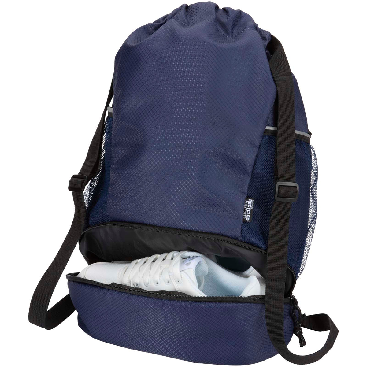 Varyon sportväska med dragsko och bottenfack av GRS-återvunnet material 18 l