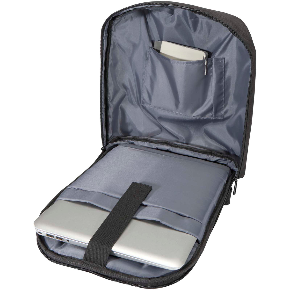 Luma stöldsäker 15 tums laptopväska av återvunna GRS-material, 10 l