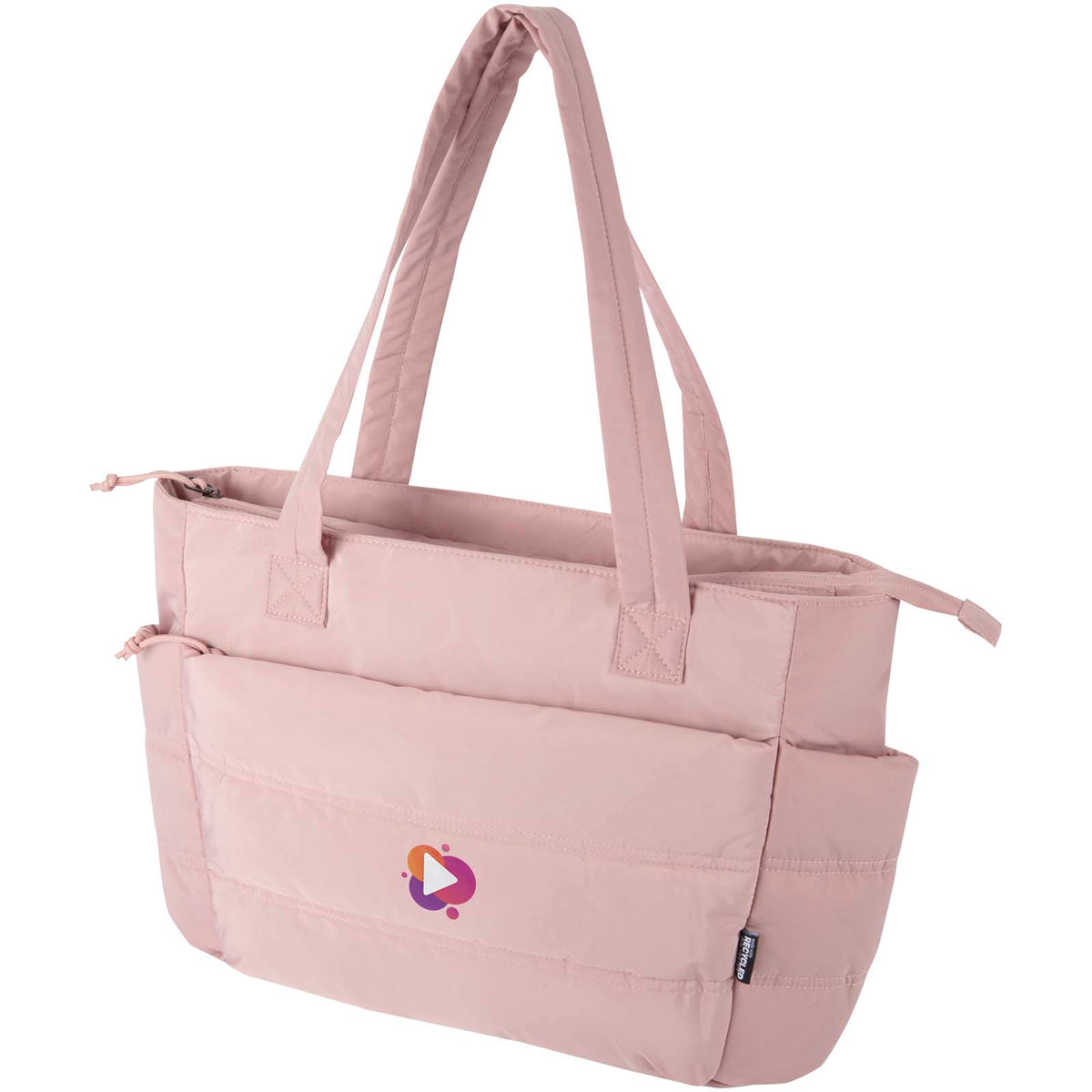 Puffer 15,6" laptoptote av återvunnen GRS, 18 l