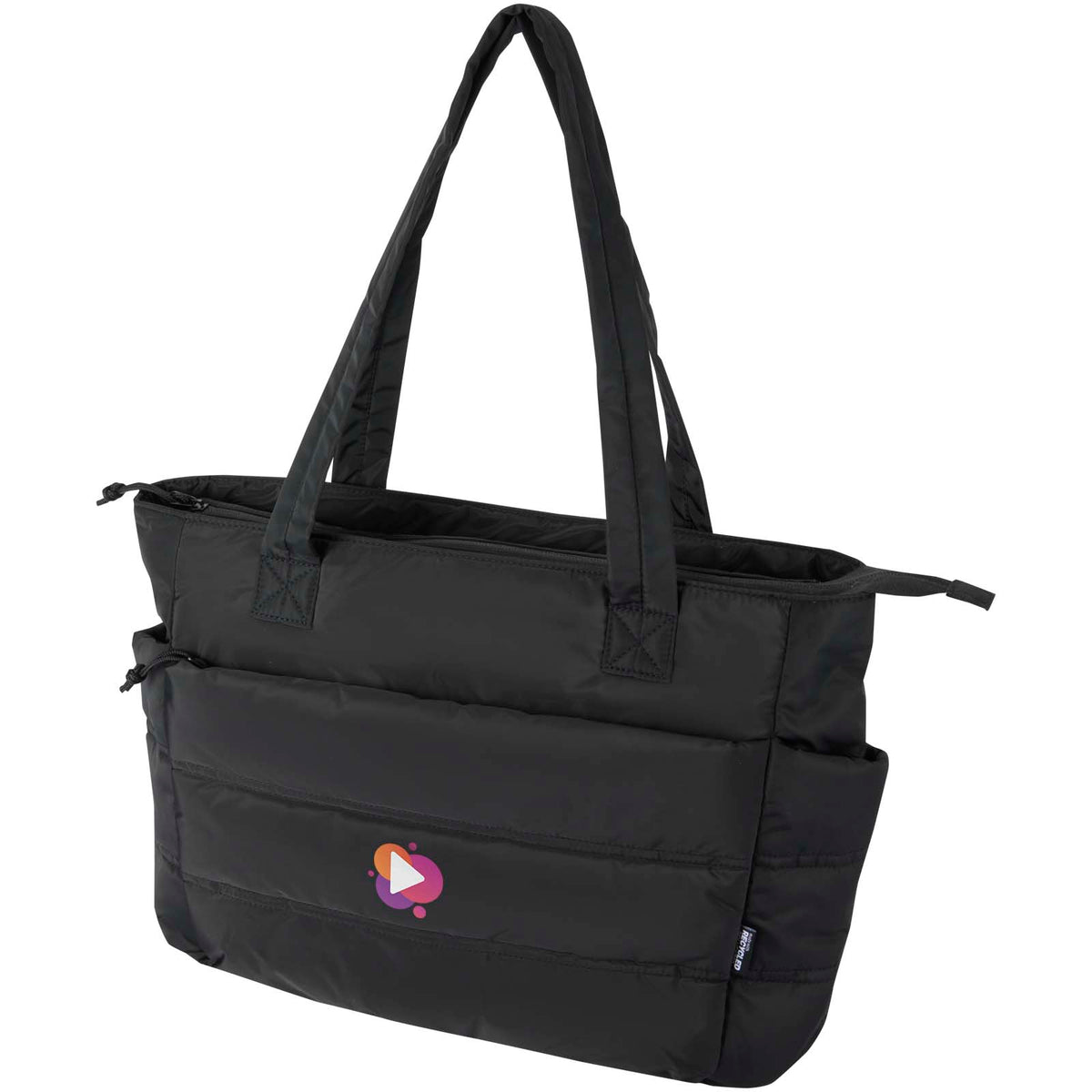Puffer 15,6" laptoptote av återvunnen GRS, 18 l