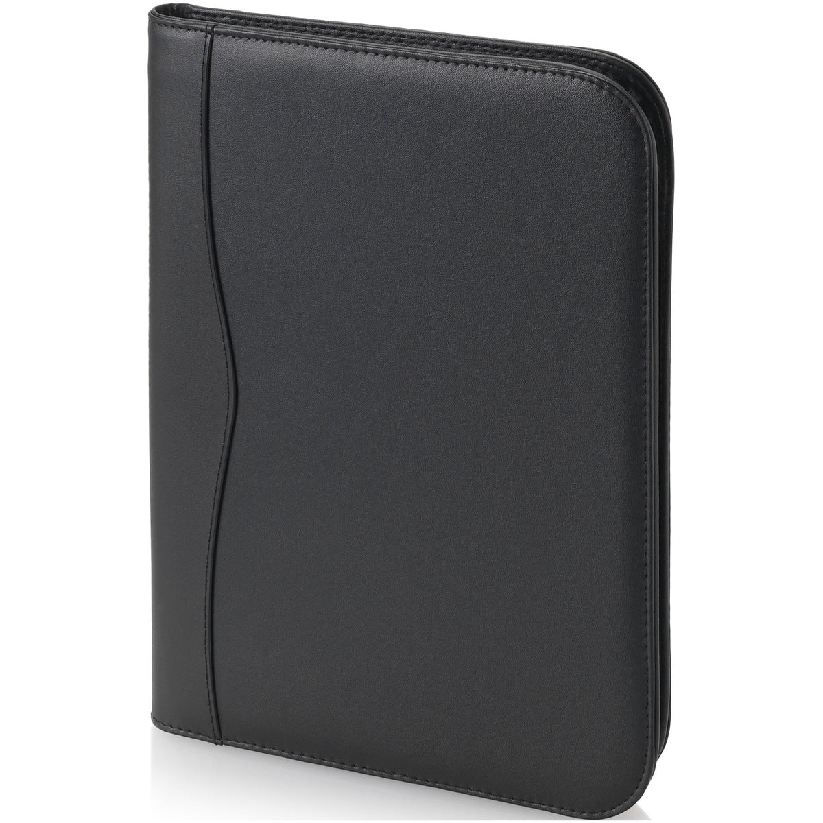 Ebony A4-mapp med blixtlås