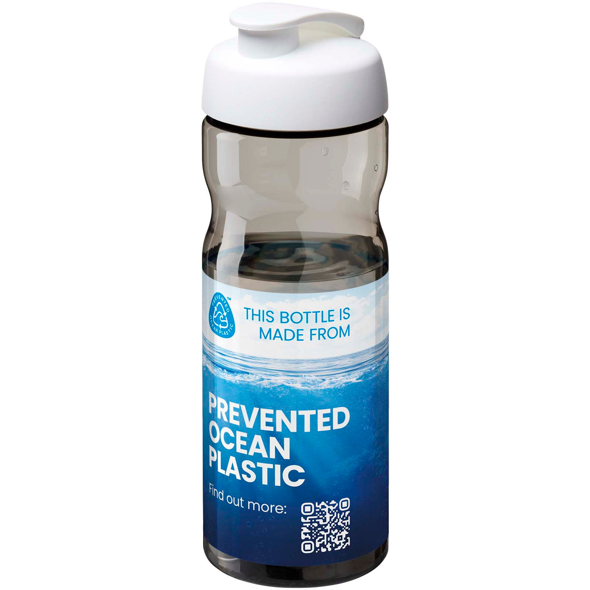 H2O Active® Eco POP Base 650 ml sportflaska med uppfällbart lock