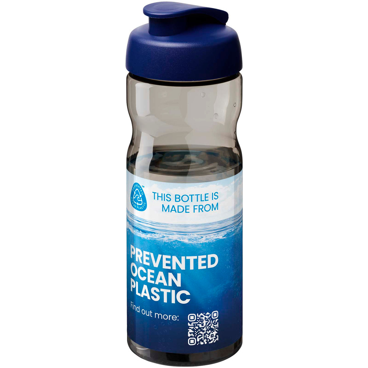 H2O Active® Eco POP Base 650 ml sportflaska med uppfällbart lock