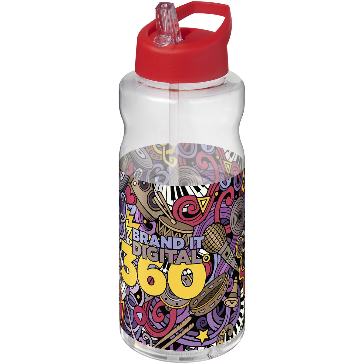 H2O Active® Big Base 1-liters sportflaska med piplock