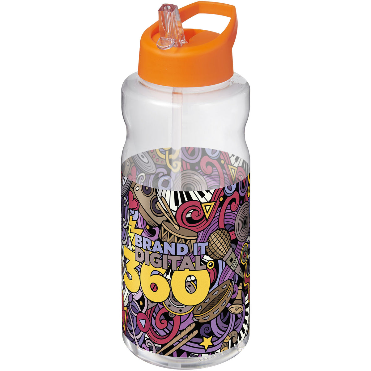 H2O Active® Big Base 1-liters sportflaska med piplock