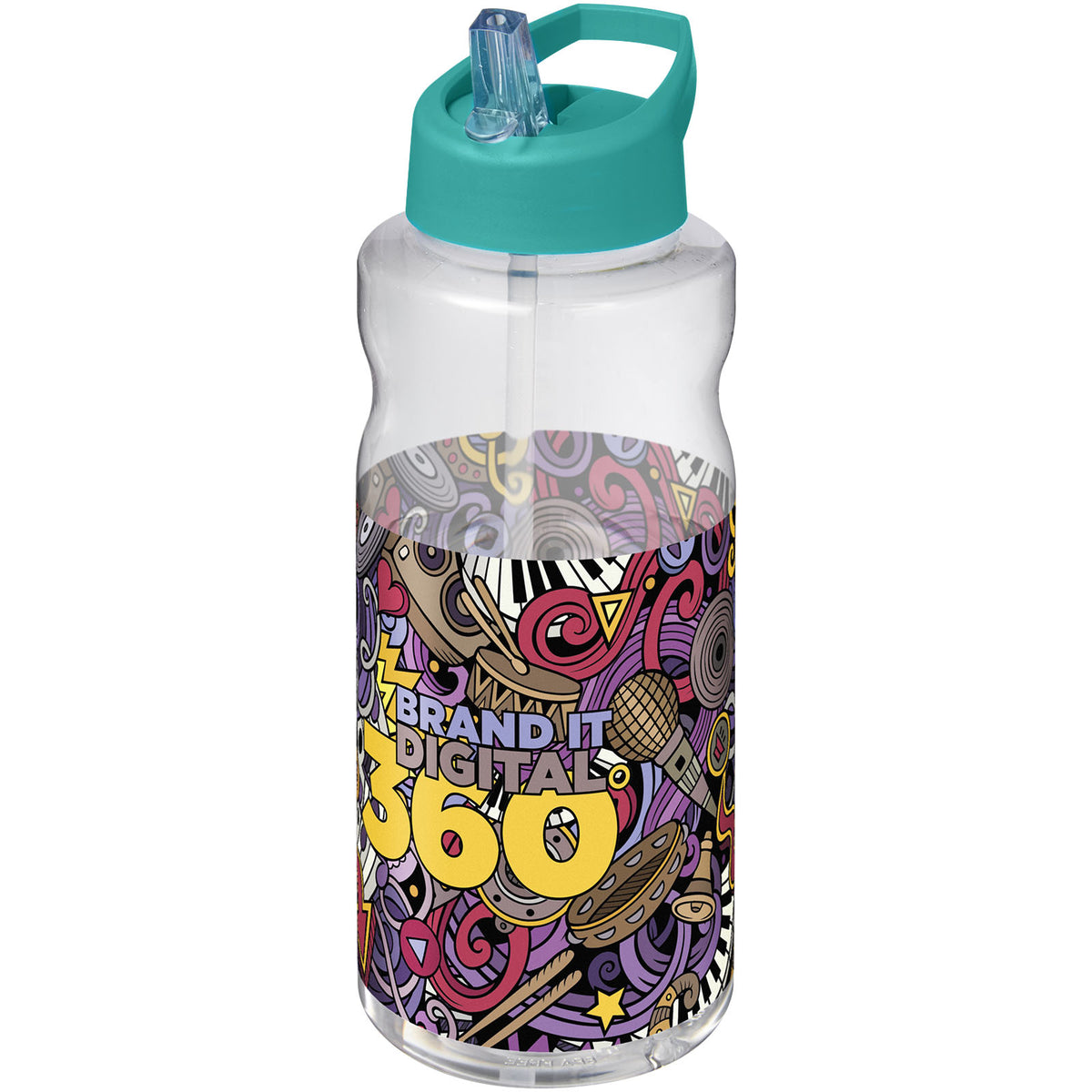 H2O Active® Big Base 1-liters sportflaska med piplock