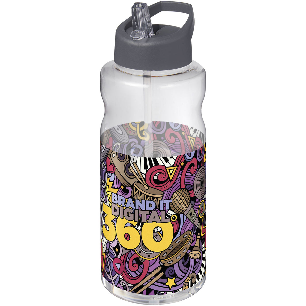 H2O Active® Big Base 1-liters sportflaska med piplock