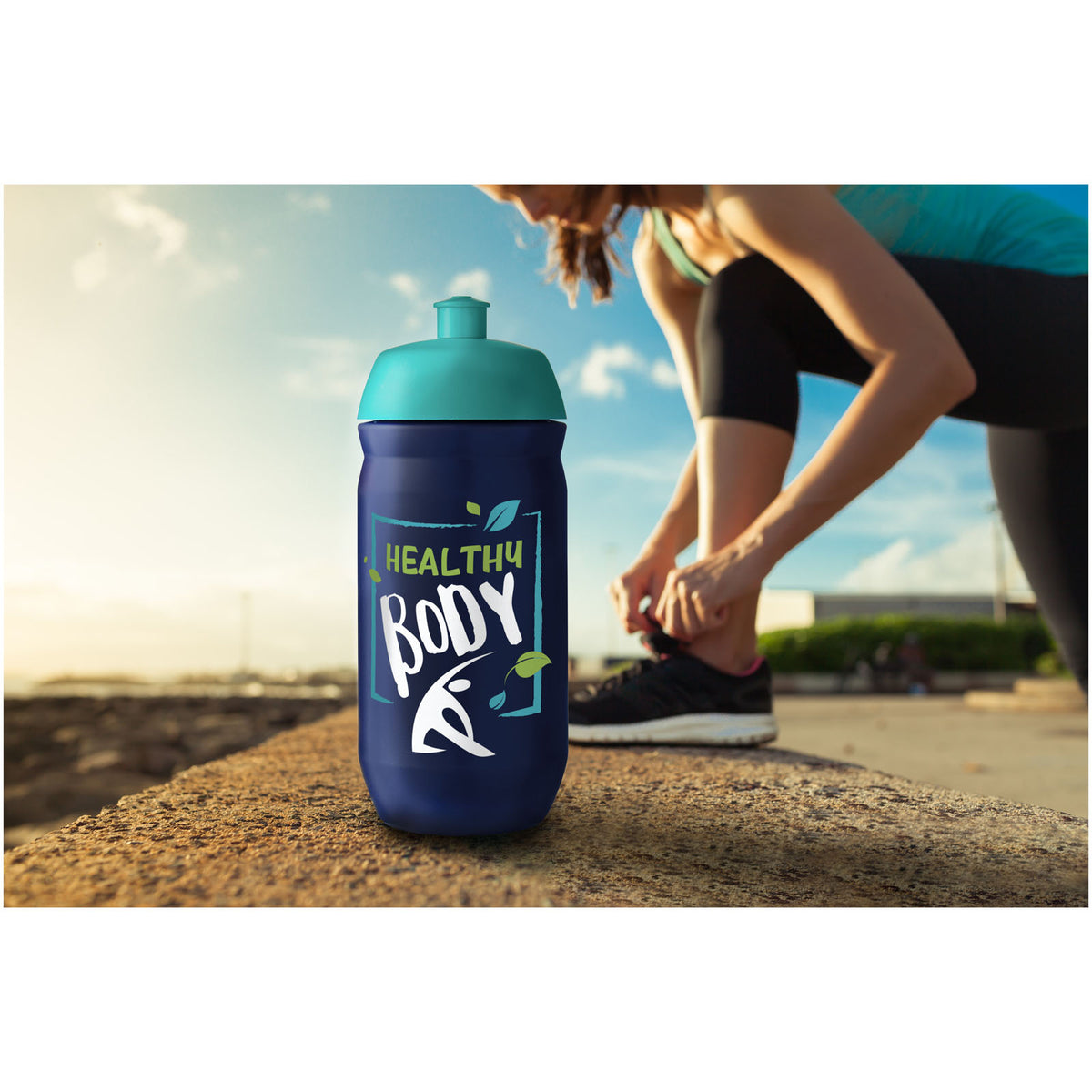 HydroFlex™ 500 ml klämbar sportflaska
