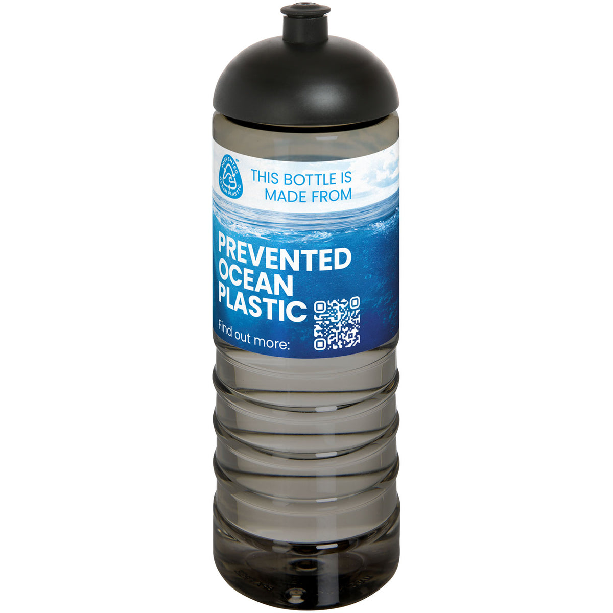 H2O Active® Eco Treble 750 ml sportflaska med kupollock
