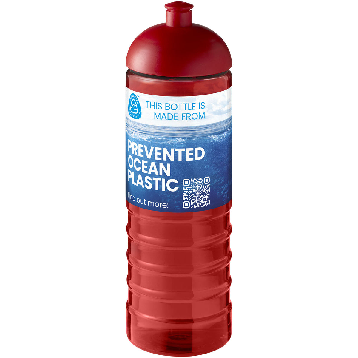 H2O Active® Eco Treble 750 ml sportflaska med kupollock