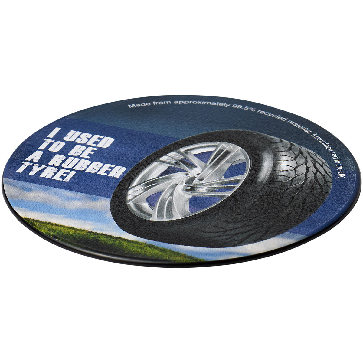 Brite-Mat® runt underlägg med däckmaterial