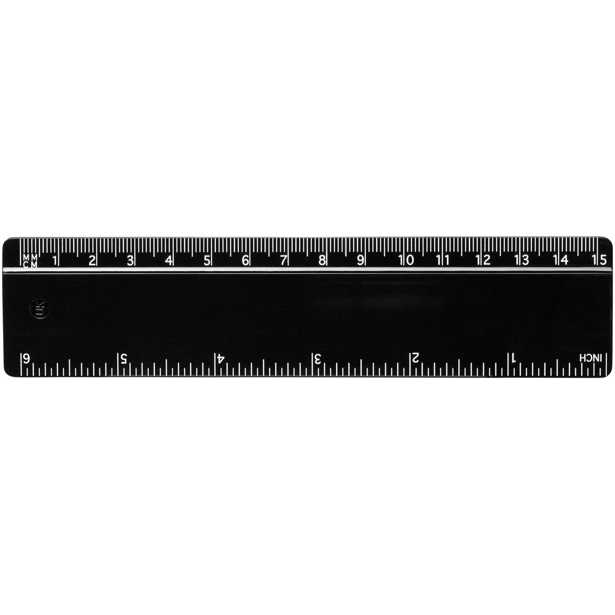 Terran 15 cm linjal av 100 % återvunnen plast