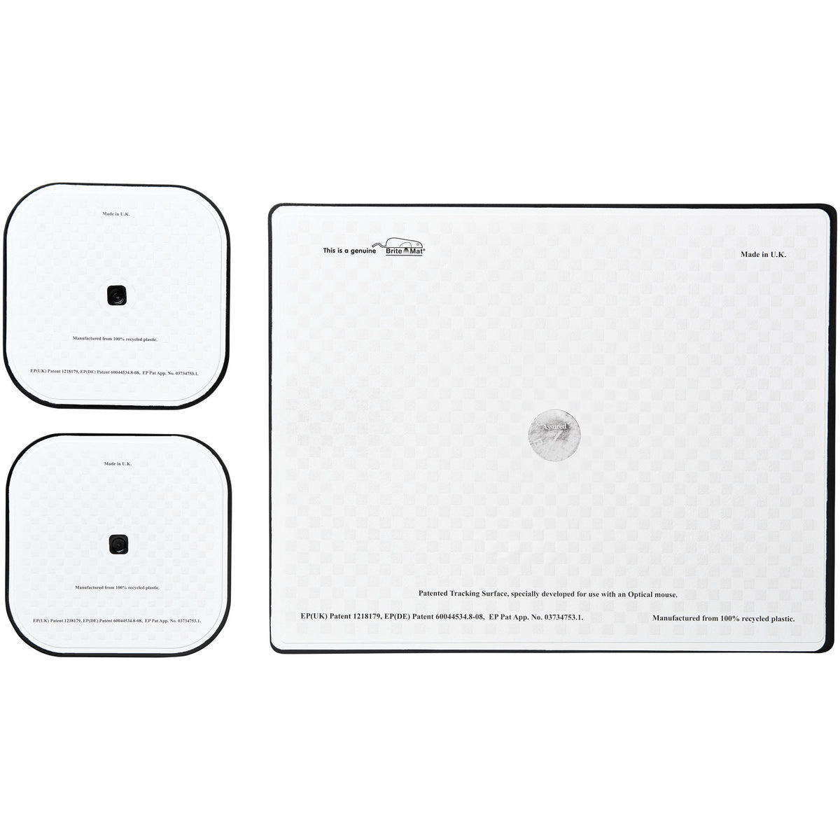 Brite-Mat® Set 3 med musmatta och underlägg