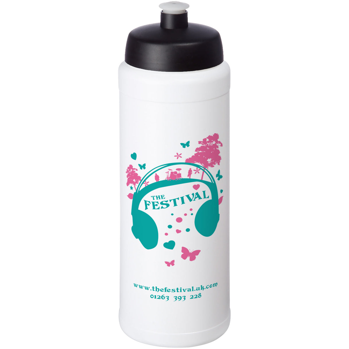 Baseline® Plus grip 750 ml sportflaska med sportlock