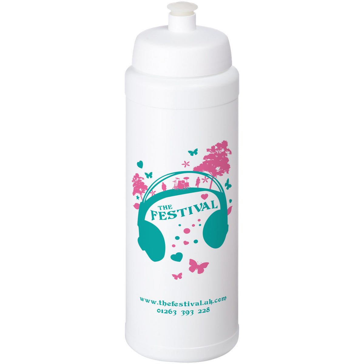 Baseline® Plus grip 750 ml sportflaska med sportlock