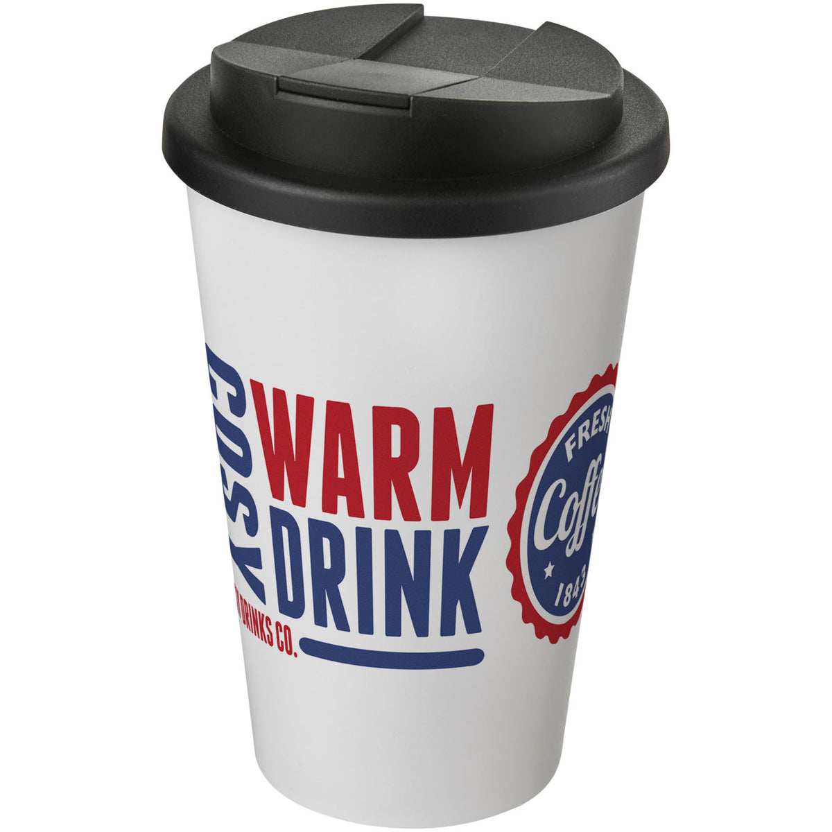 Americano® 350 ml mugg med spillsäkert lock