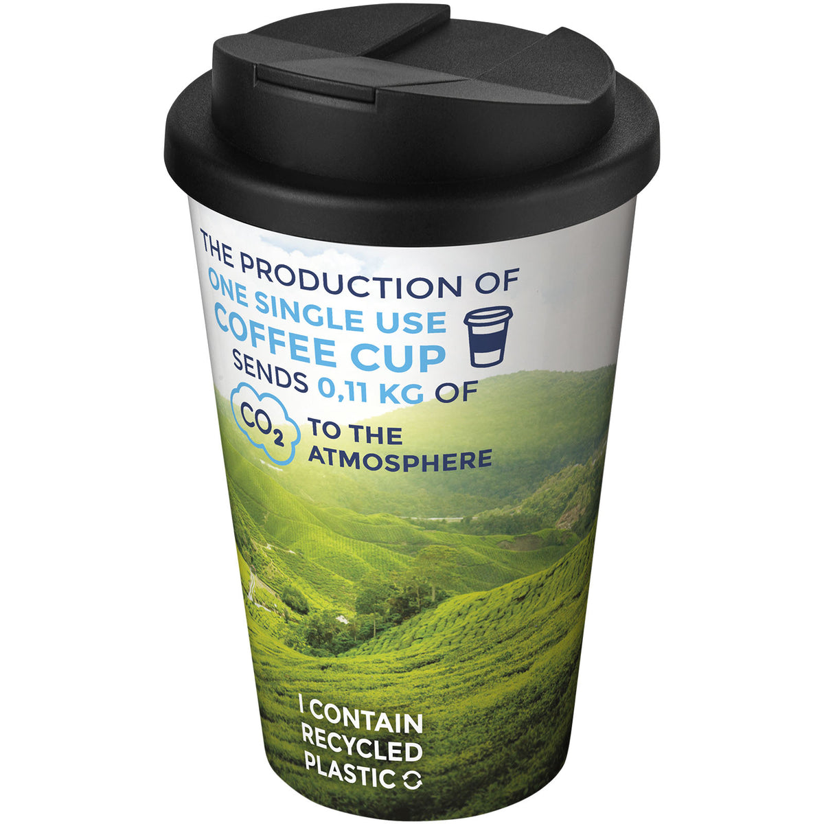 Brite-Americano® 350 ml mugg med spillsäkert lock