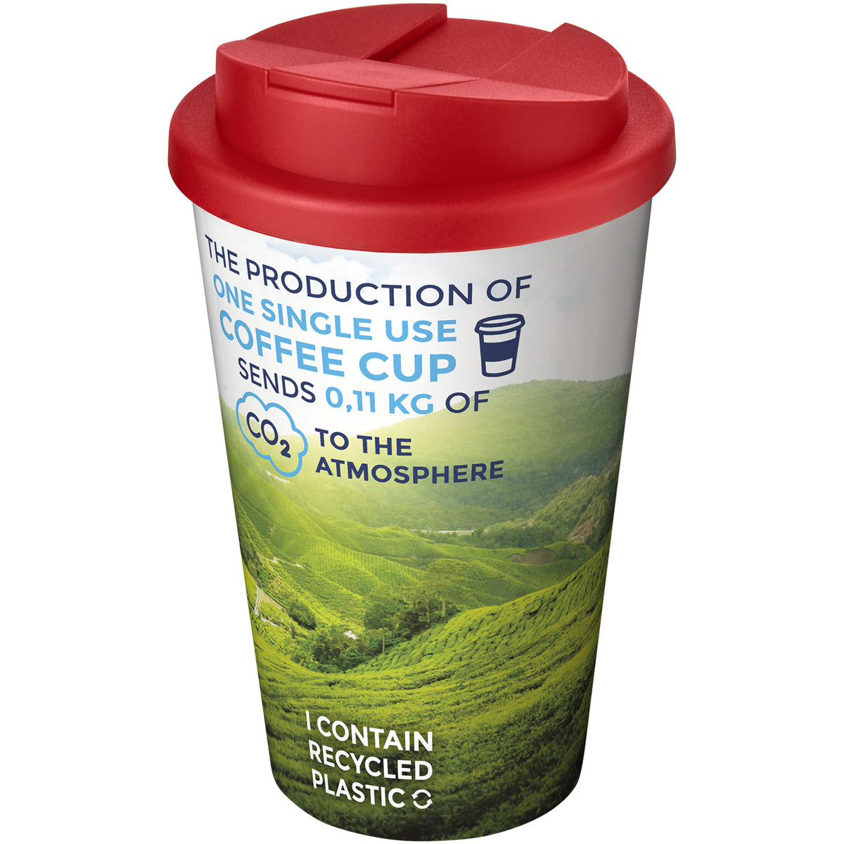 Brite-Americano® 350 ml mugg med spillsäkert lock