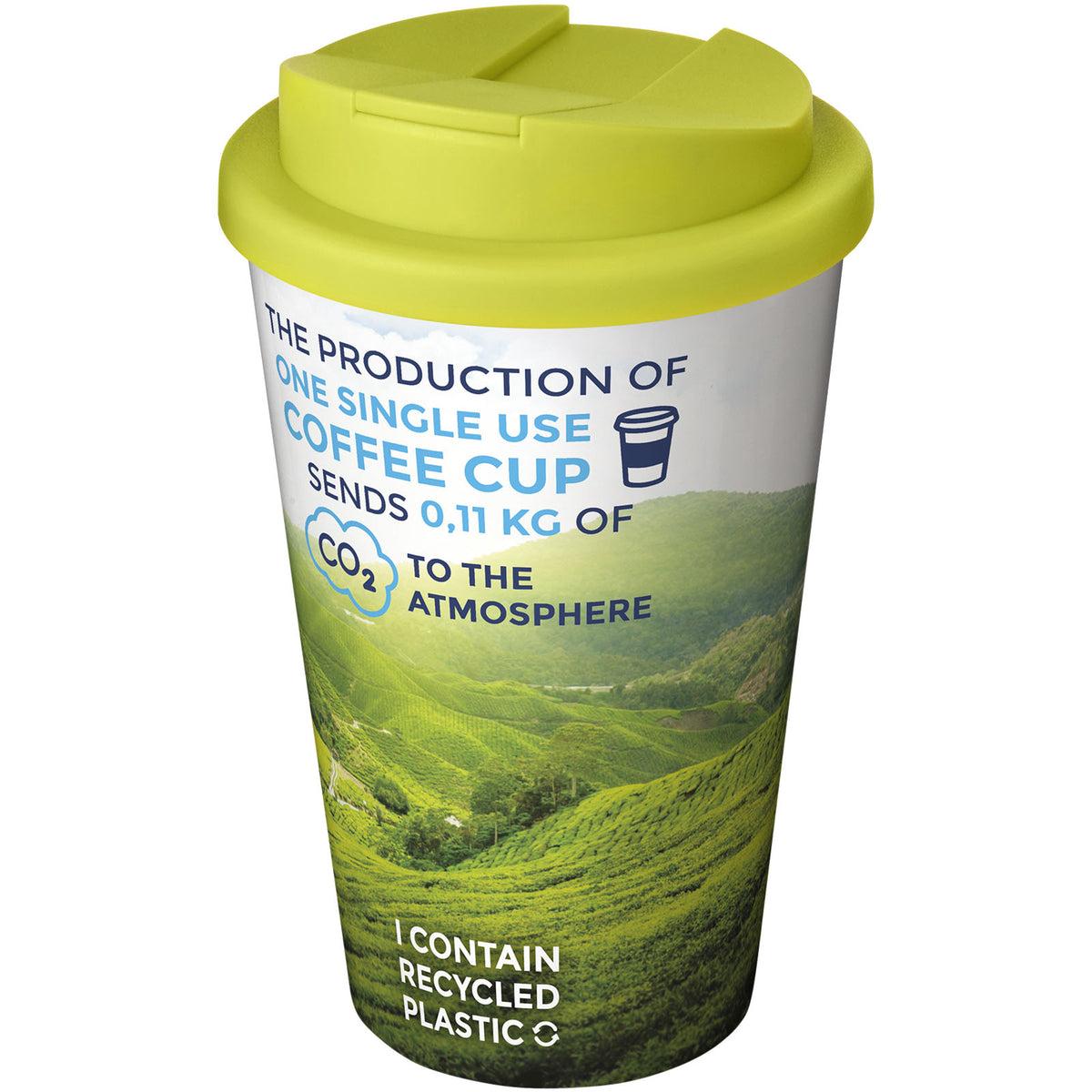 Brite-Americano® 350 ml mugg med spillsäkert lock