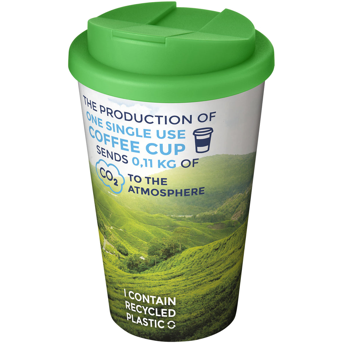 Brite-Americano® 350 ml mugg med spillsäkert lock