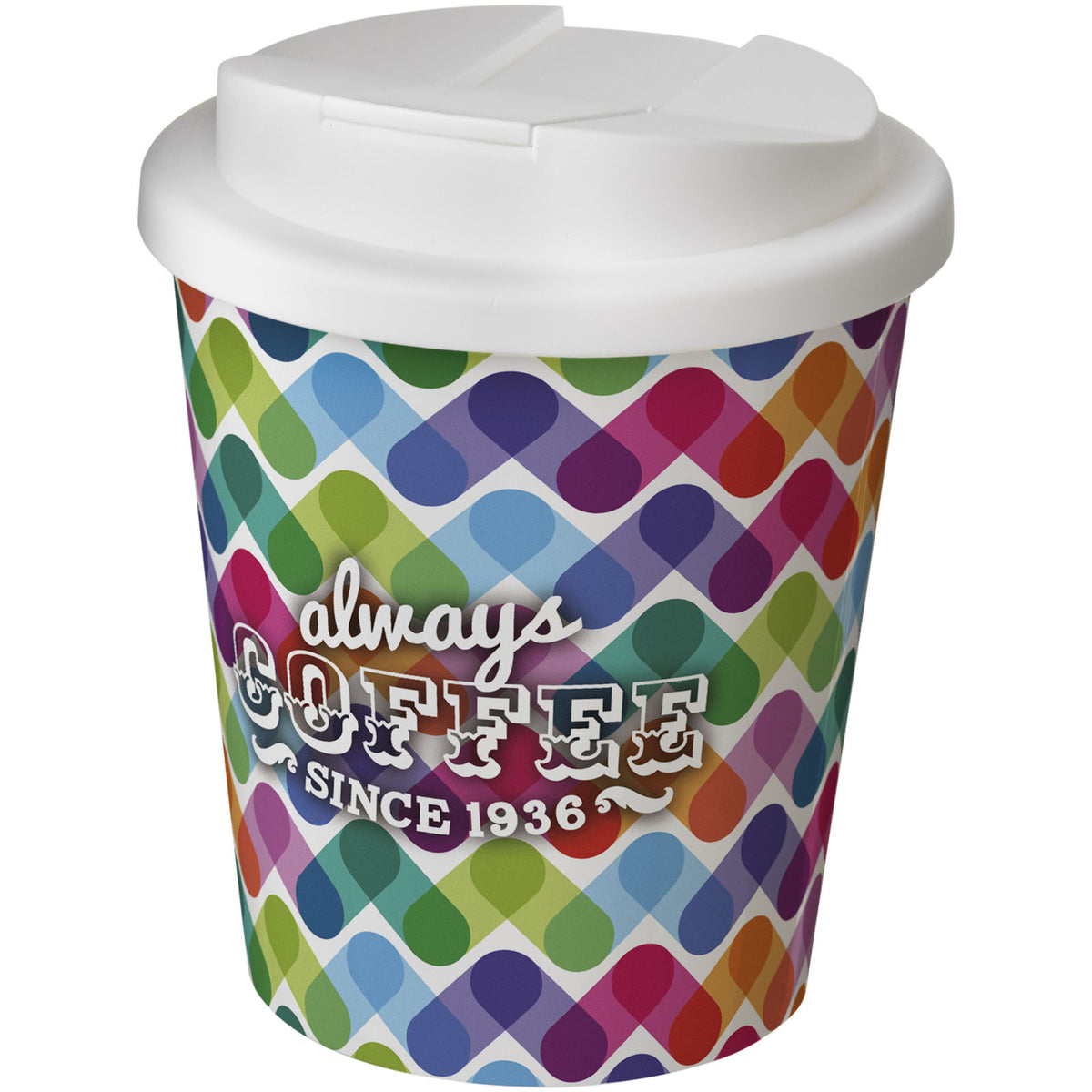 Brite-Americano® Espresso 250 ml mugg med spillsäkert lock