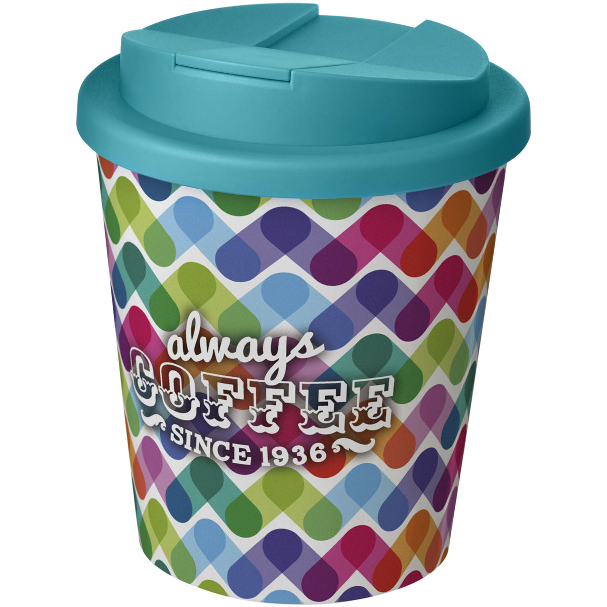 Brite-Americano® Espresso 250 ml mugg med spillsäkert lock