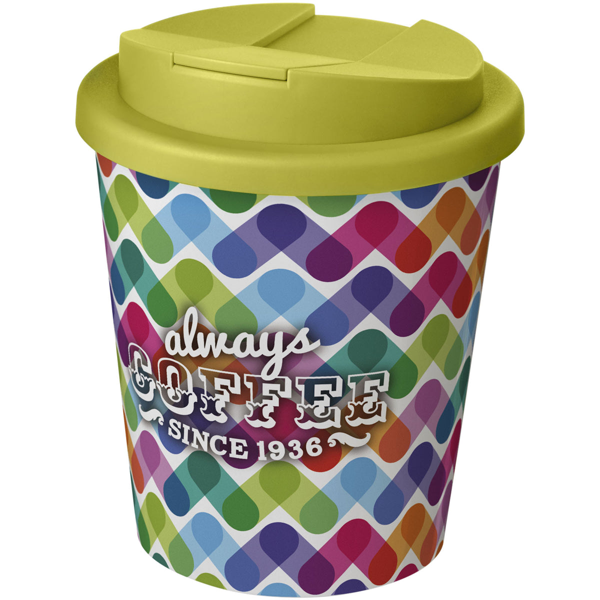 Brite-Americano® Espresso 250 ml mugg med spillsäkert lock