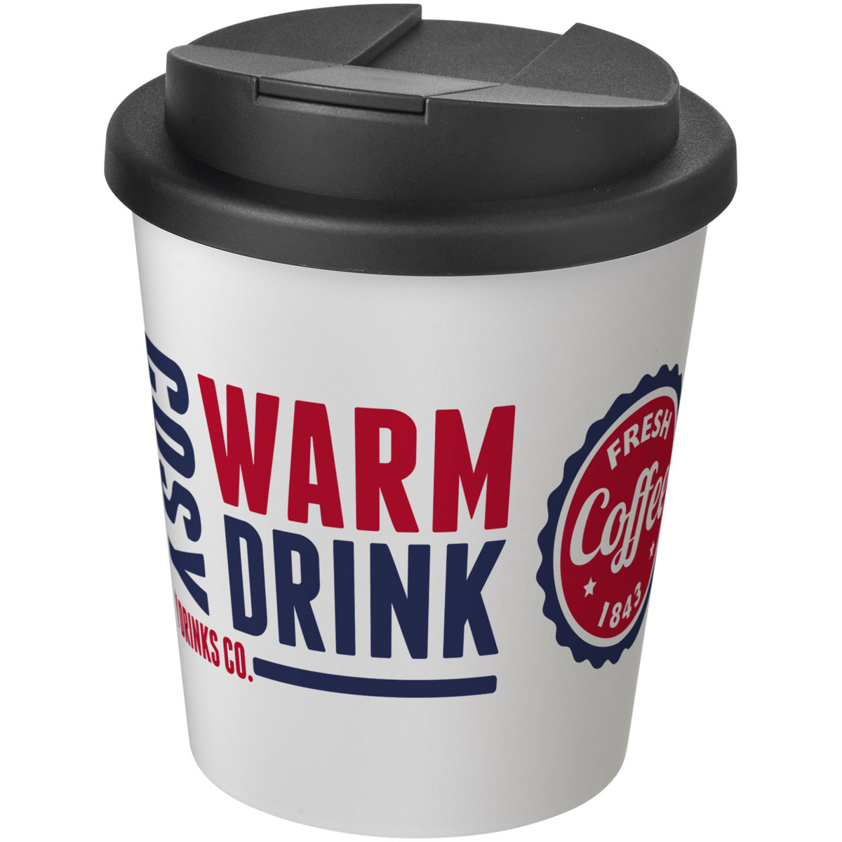 Americano® Espresso 250 ml mugg med spillsäkert lock