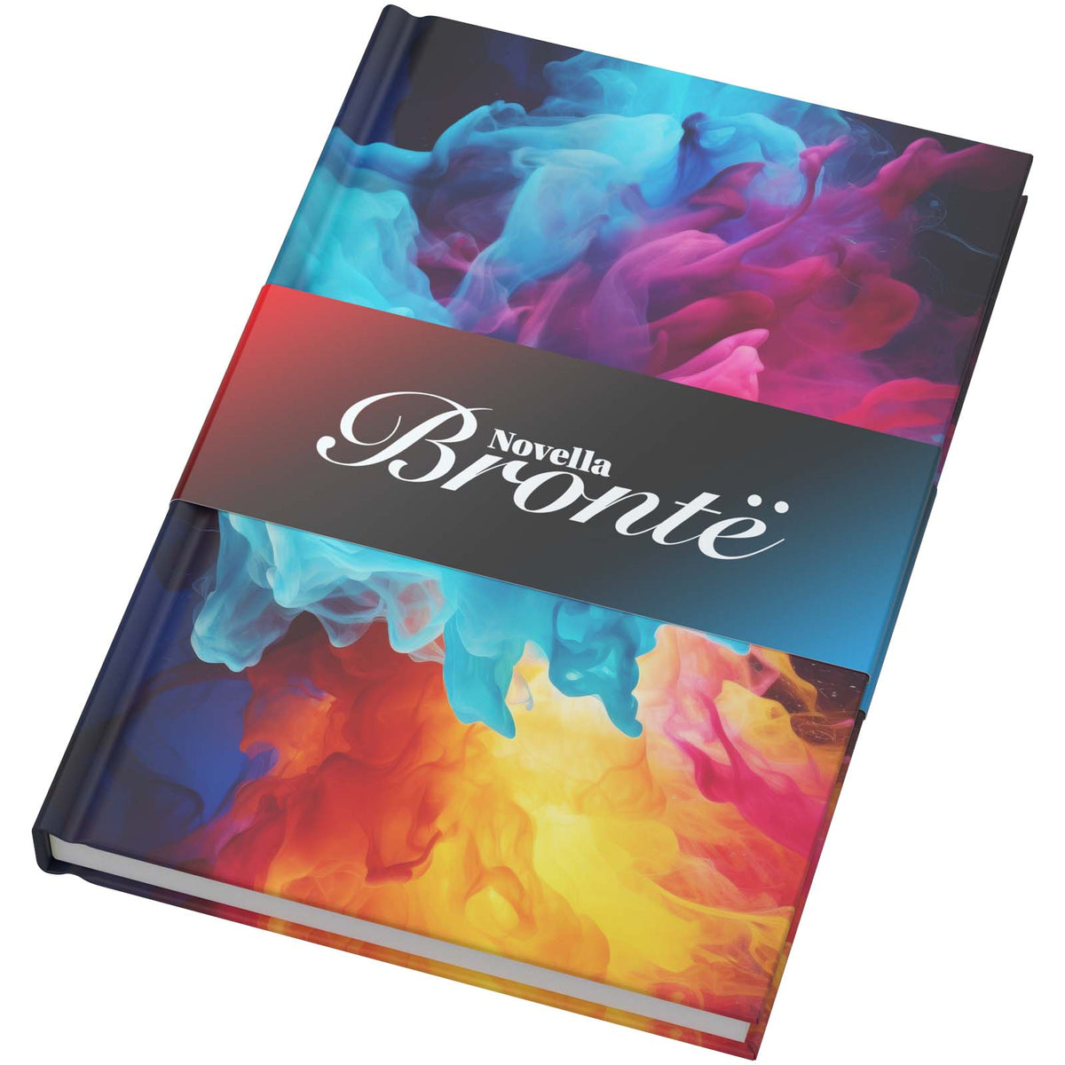 Novella Brontë A5-anteckningsbok med hårt omslag av återvunnet papper – 100 ark