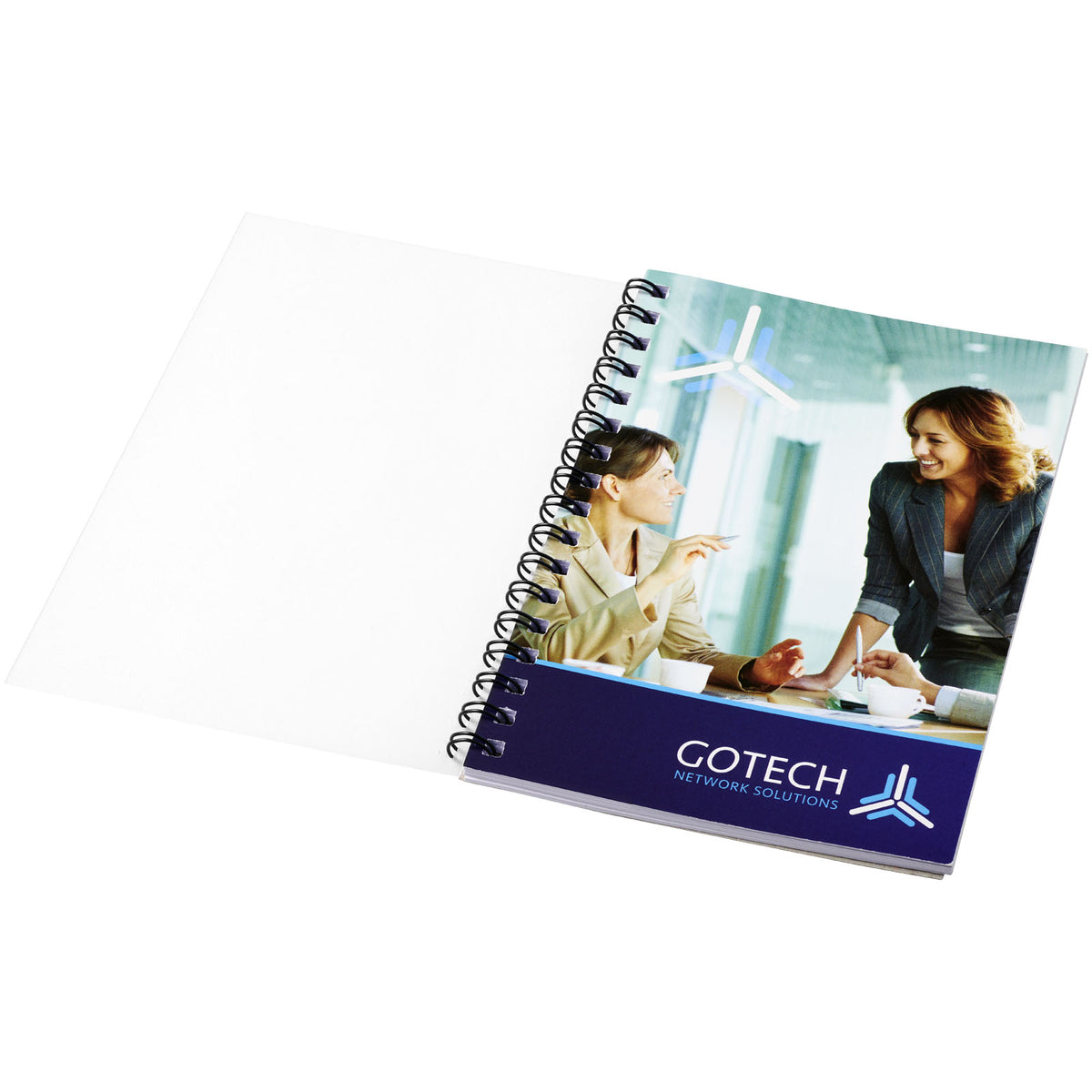 Desk-Mate® spiral A6 anteckningsbok PP-omslag