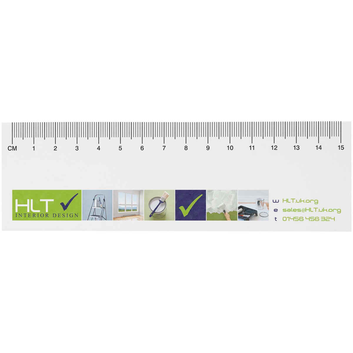Sticky-Mate® klisterlappar med tryckt 15 cm linjal av återvunnet material