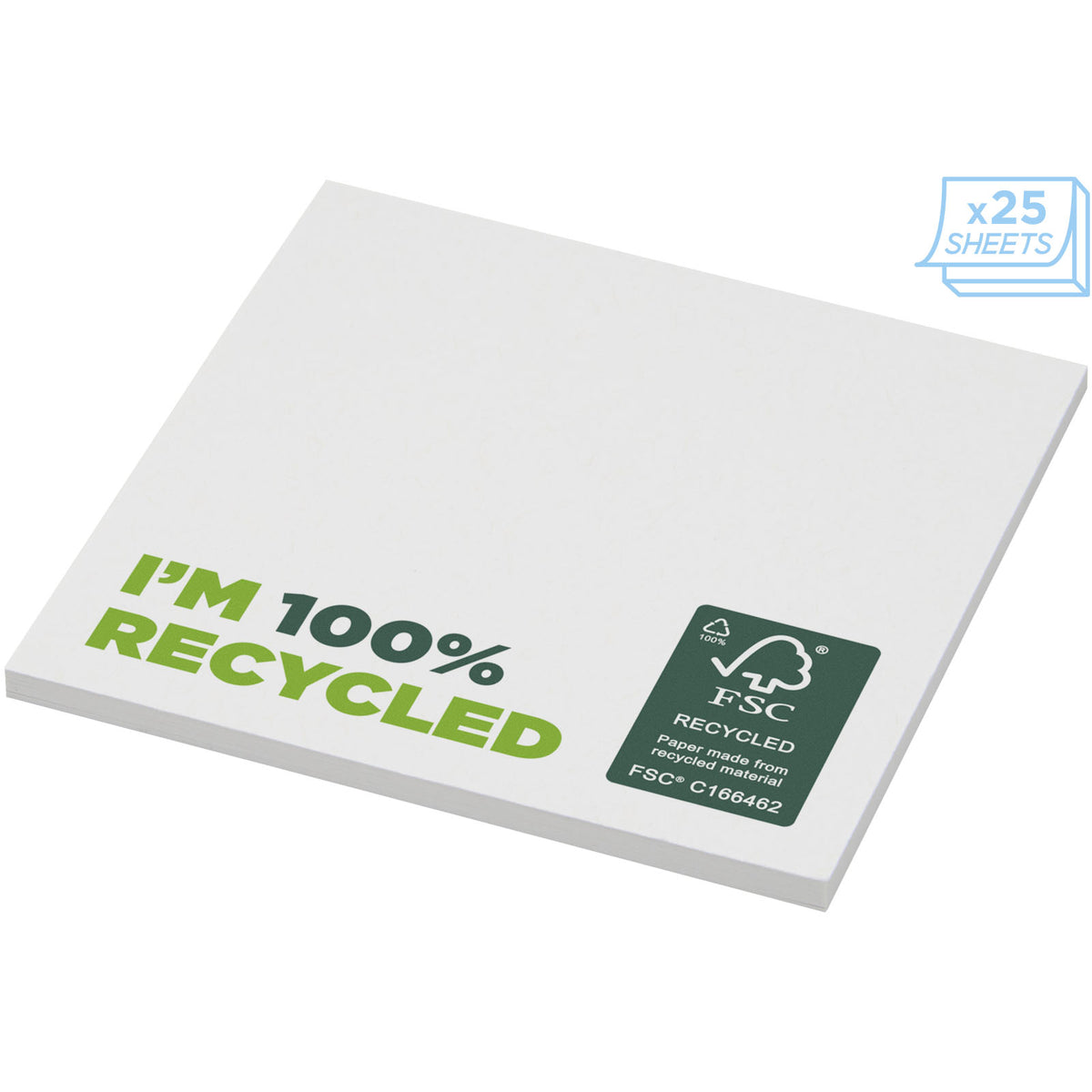 Sticky-Mate® klisterlappar av återvunnet papper 75 x 75 mm