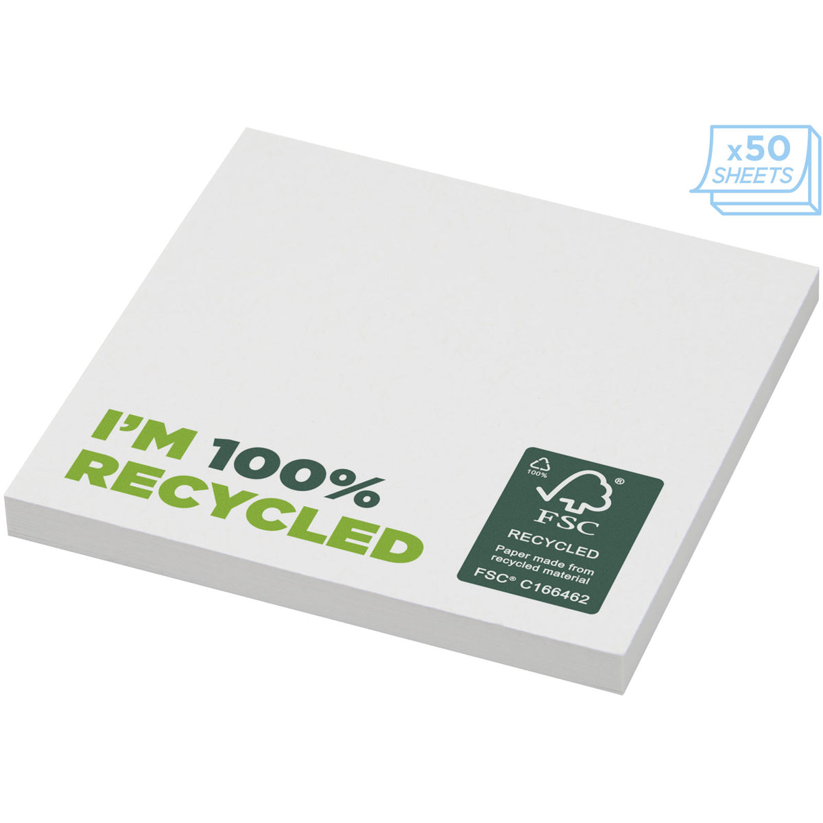 Sticky-Mate® klisterlappar av återvunnet papper 75 x 75 mm