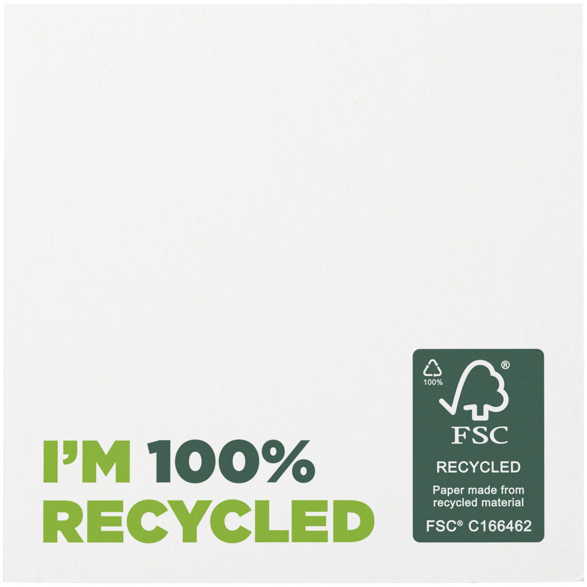 Sticky-Mate® klisterlappar av återvunnet papper 75 x 75 mm