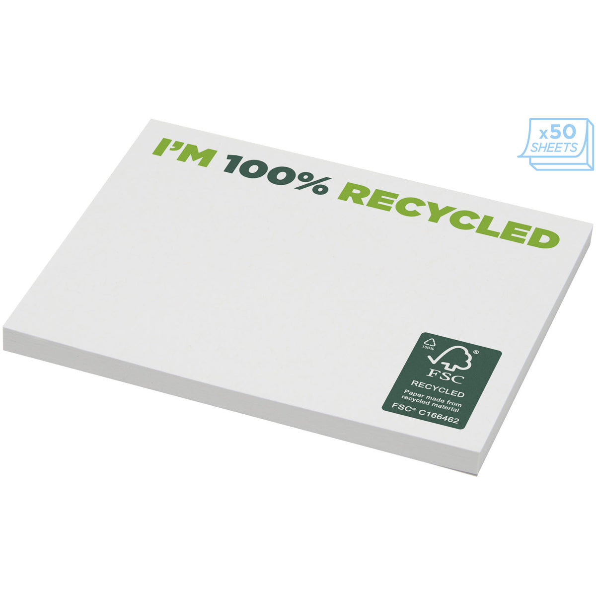 Sticky-Mate® klisterlappar av återvunnet papper 100 x 75 mm