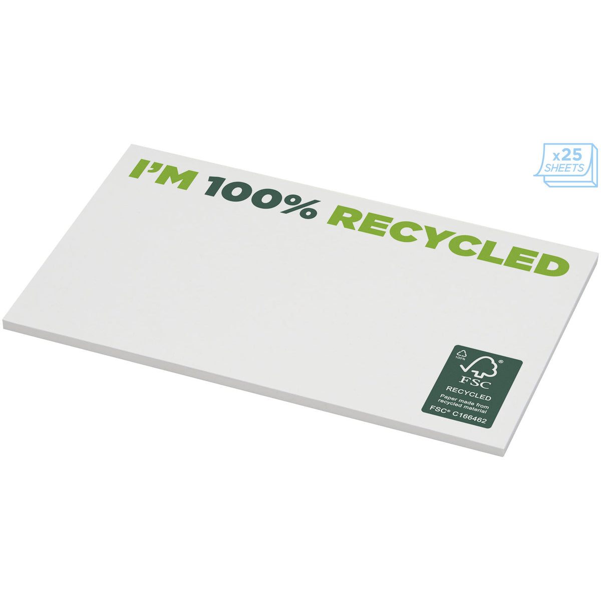 Sticky-Mate® klisterlappar av återvunnet papper 127 x 75 mm