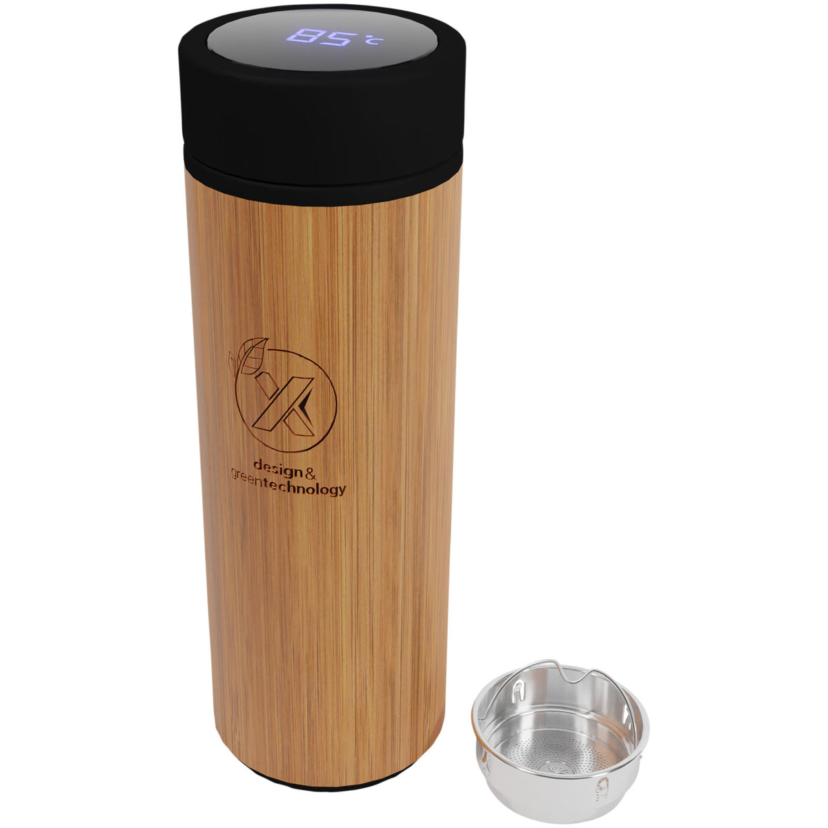 SCX.design D11 500 ml smart flaska i bambu