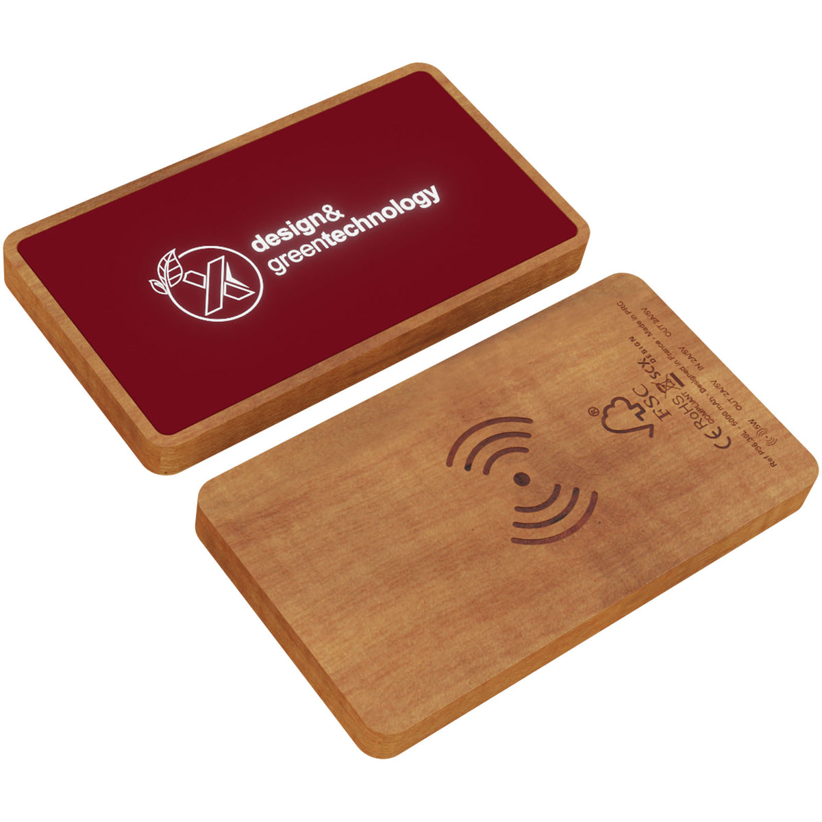 SCX.design P36 5 000 mAh upplyst trådlös powerbank
